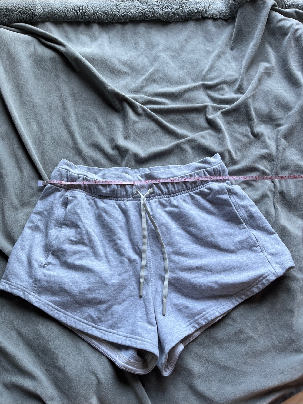 lululemon athletica Light Gray Athletic Lounge Shorts